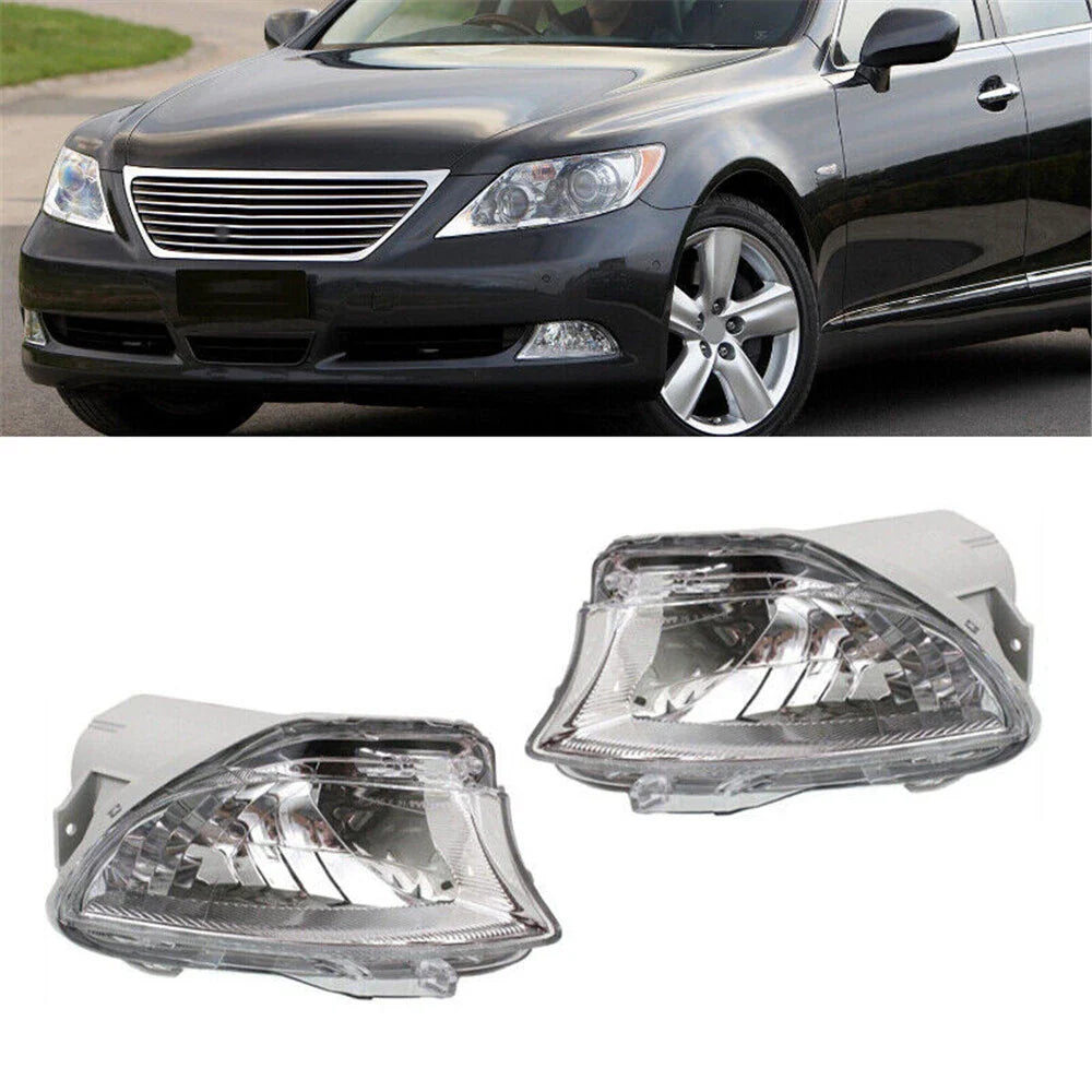 Clear Fog Light Lens for Lexus LS460 LS600h (2007-2017)  LH RH