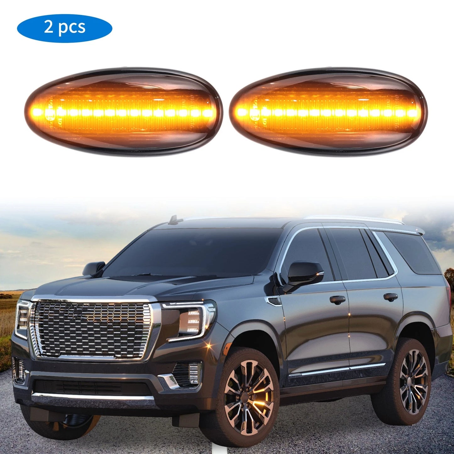 LED Side Fender Marker Light for Mitsubishi Pajero V60 (2006–2015)
