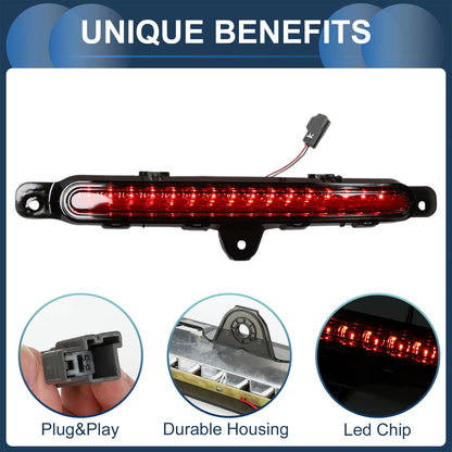 LED Third Brake Light for Ford Mustang (2010–2014) Black Housing
