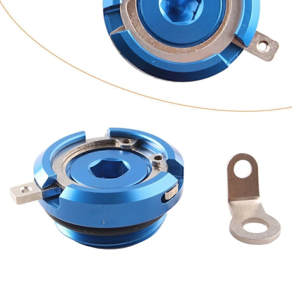Oil Filler Cap Set for Yamaha FJ1100 (1984–1985) & FZ600 (1987–1988) Blue