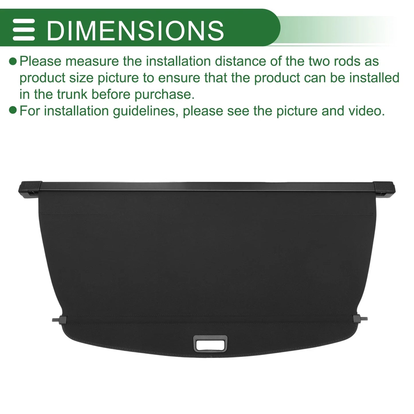 Car Trunk Retractable Cargo Cover for CHEVROLET Captiva (2010-2015)