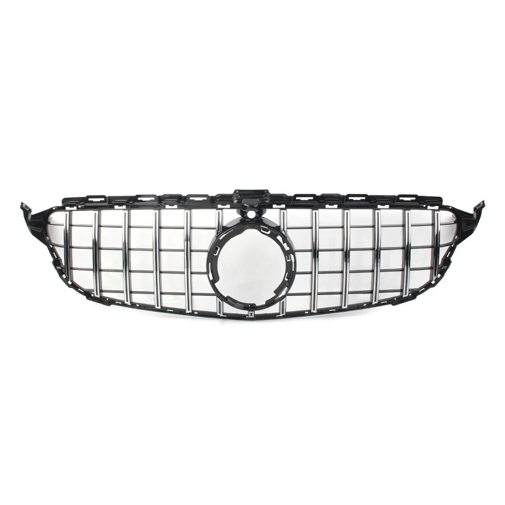 GTR Style Upper Bumper Mesh Grille for Mercedes-Benz C Class W205 C200 (19-23)