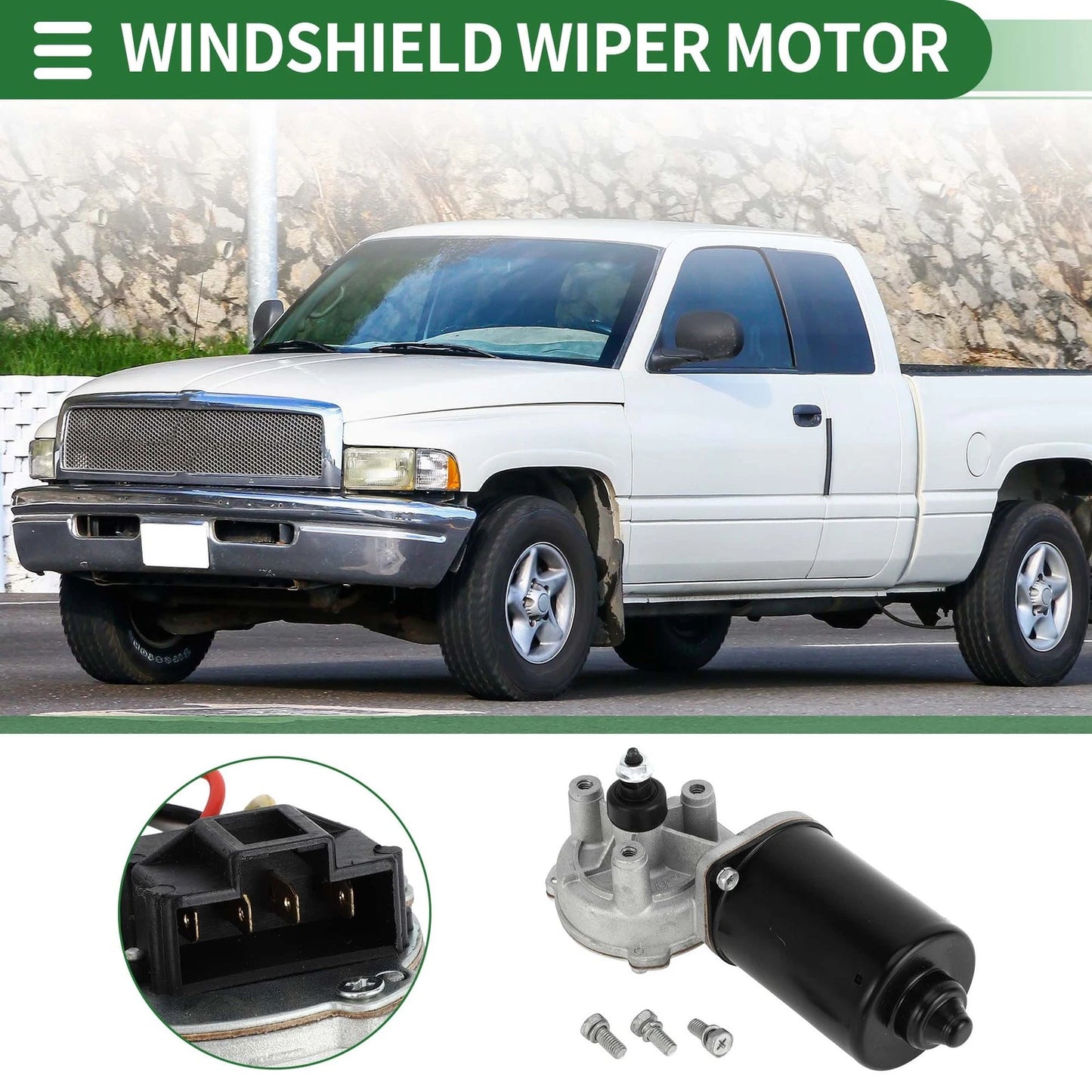 Front Windshield Wiper Motor for Dodge Dakota (1989–1996) No.4389131/4584260/55155043