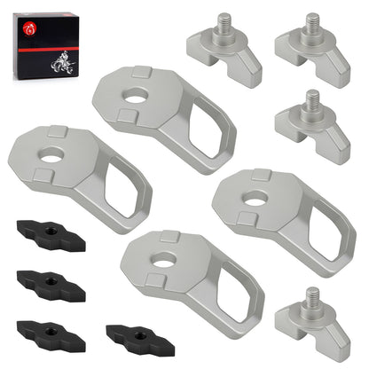 Set of 4 Lock & Ride MAX D-Rings for Polaris Ranger XD 1500 (2024–2025)