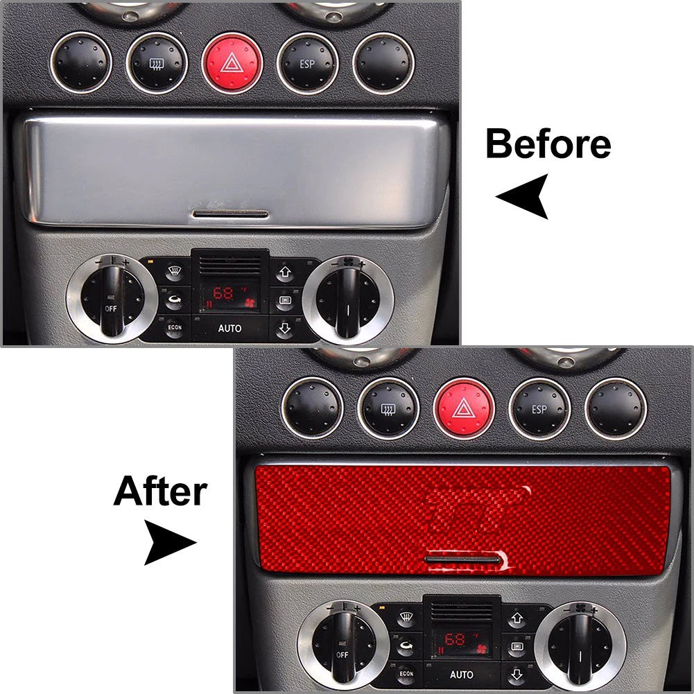 Center Console Air Vent Outlet Panel Cover Trim for Audi TT 8N (2001–2006)