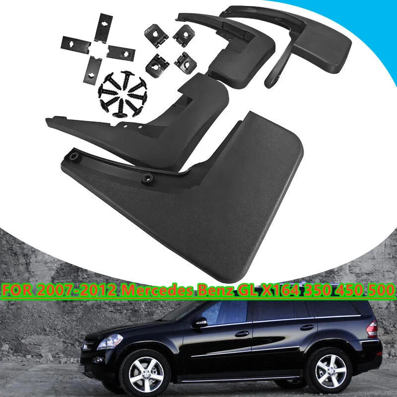 Mud Flaps Splash Guards Fender for Mercedes Benz GL (2007–2012)