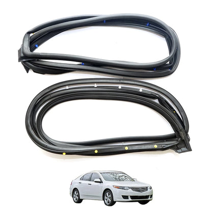 Set of 2 Front Door Weatherstrip Rubber for Honda Accord (2007–2012)