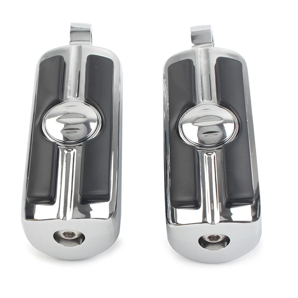 Foot Pegs for Harley-Davidson (10mm, Chrome, Pair)