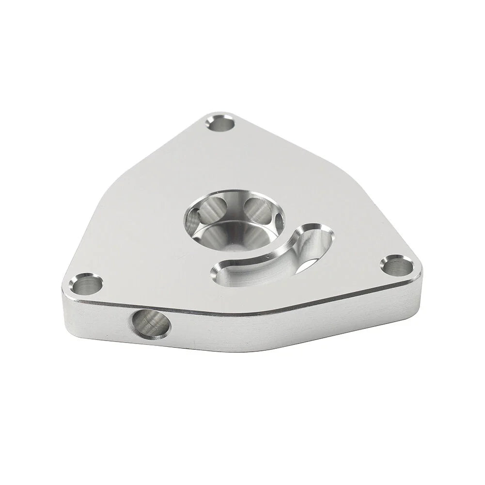 Silver Turbo Blow Off Valve BOV Plate Spacer for Honda Civic (2015-2021)