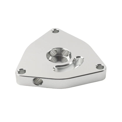 Silver Turbo Blow Off Valve BOV Plate Spacer for Honda Civic (2015-2021)