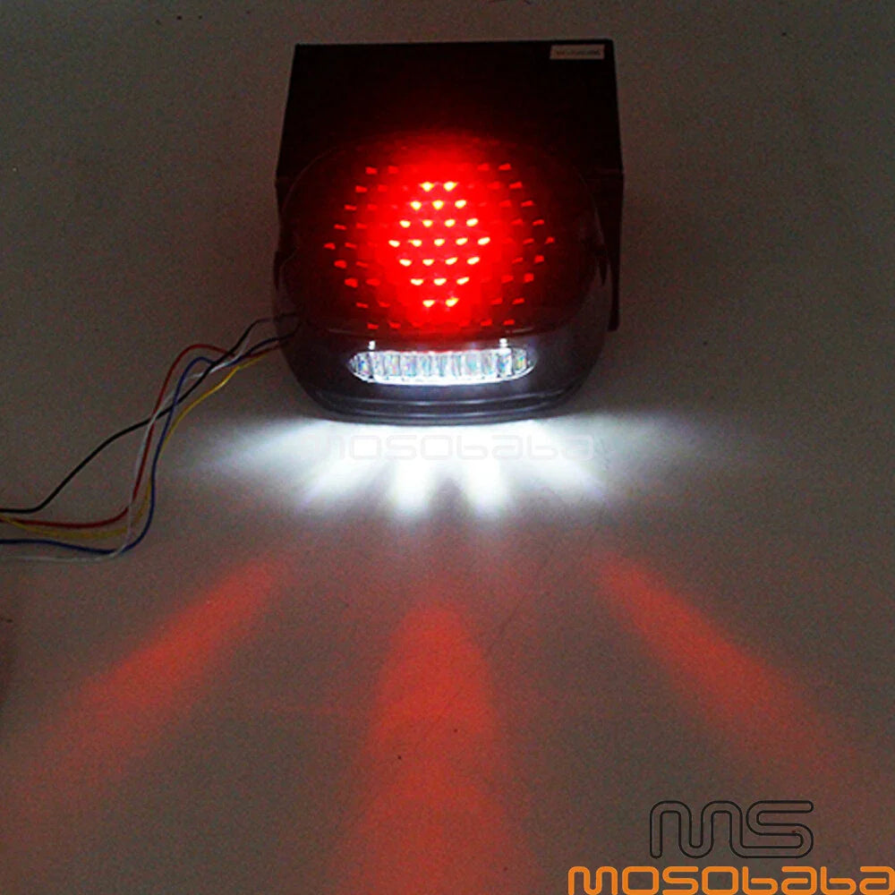 Smoke LED Turn Signal Brake Tail License Plate Light for Harley Dyna (2006-2023)