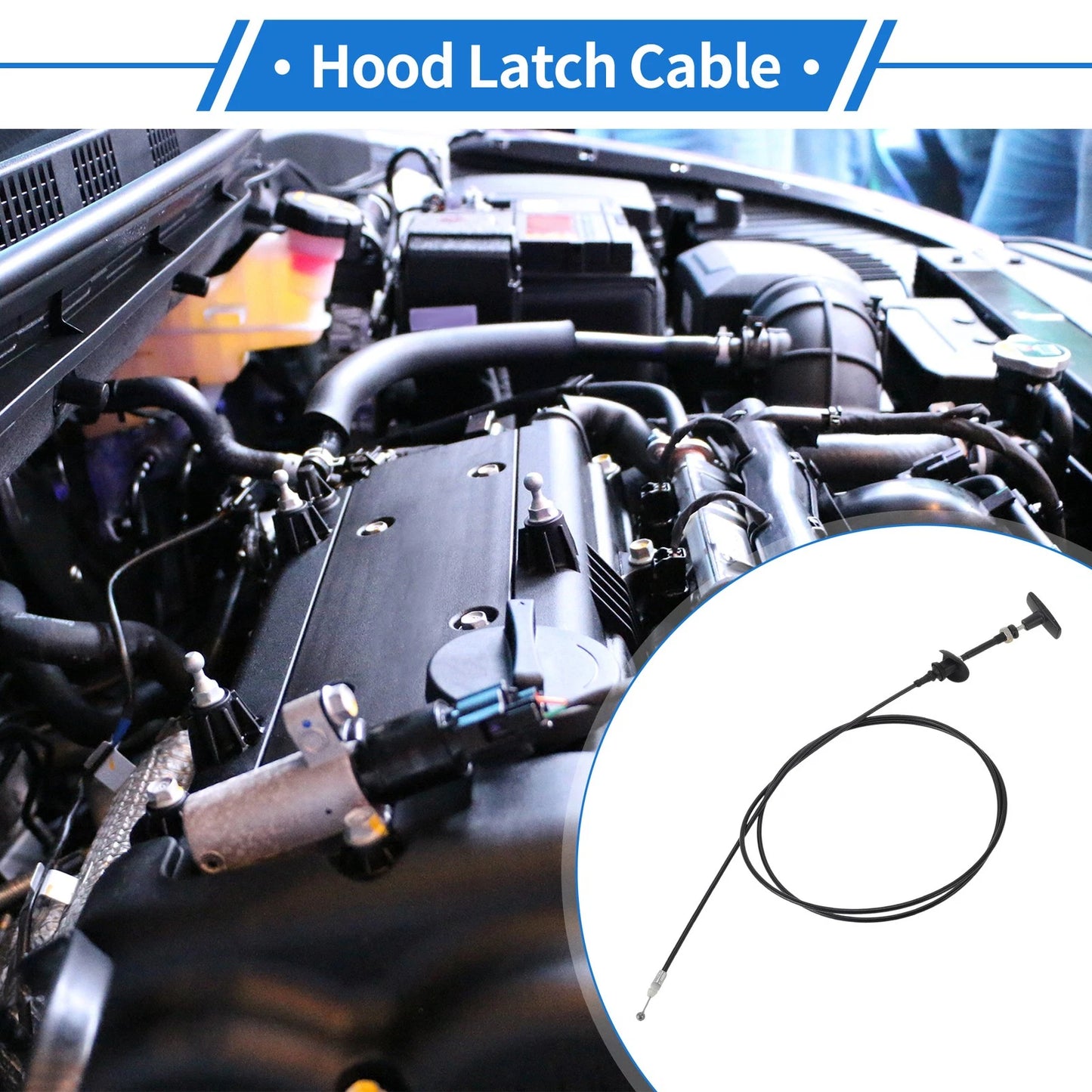 Hood Release Cable No.B25D56720 for Mazda Protege (1999–2003)