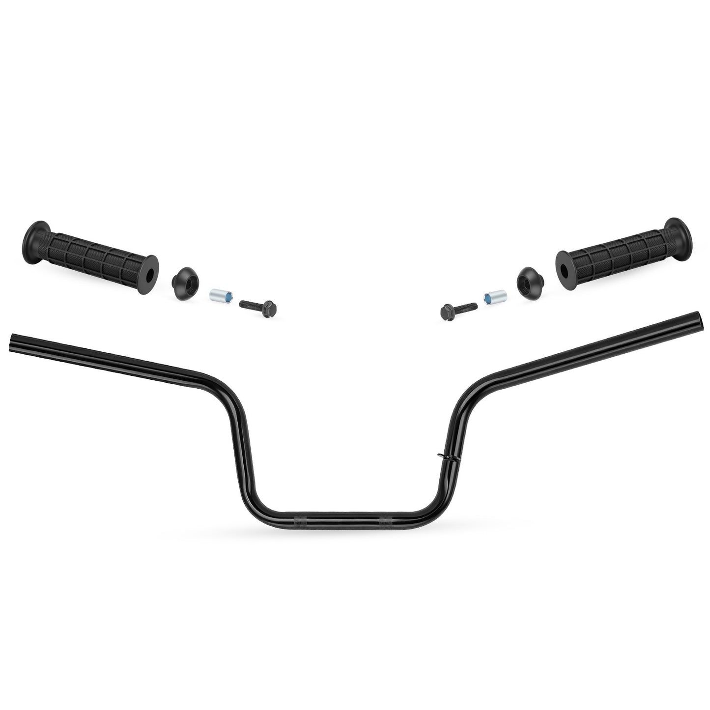 Handlebar with Grips and End Guards for Honda Foreman 500 (2005–2007)