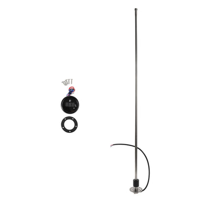 Fuel Sending Unit and Gauge Kit 0-190 Ohm 950mm for Boat Car (0–0)