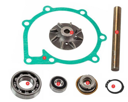 Set of 2 Circulation Pump Kits for Volvo Penta AD41 (1990–1999)