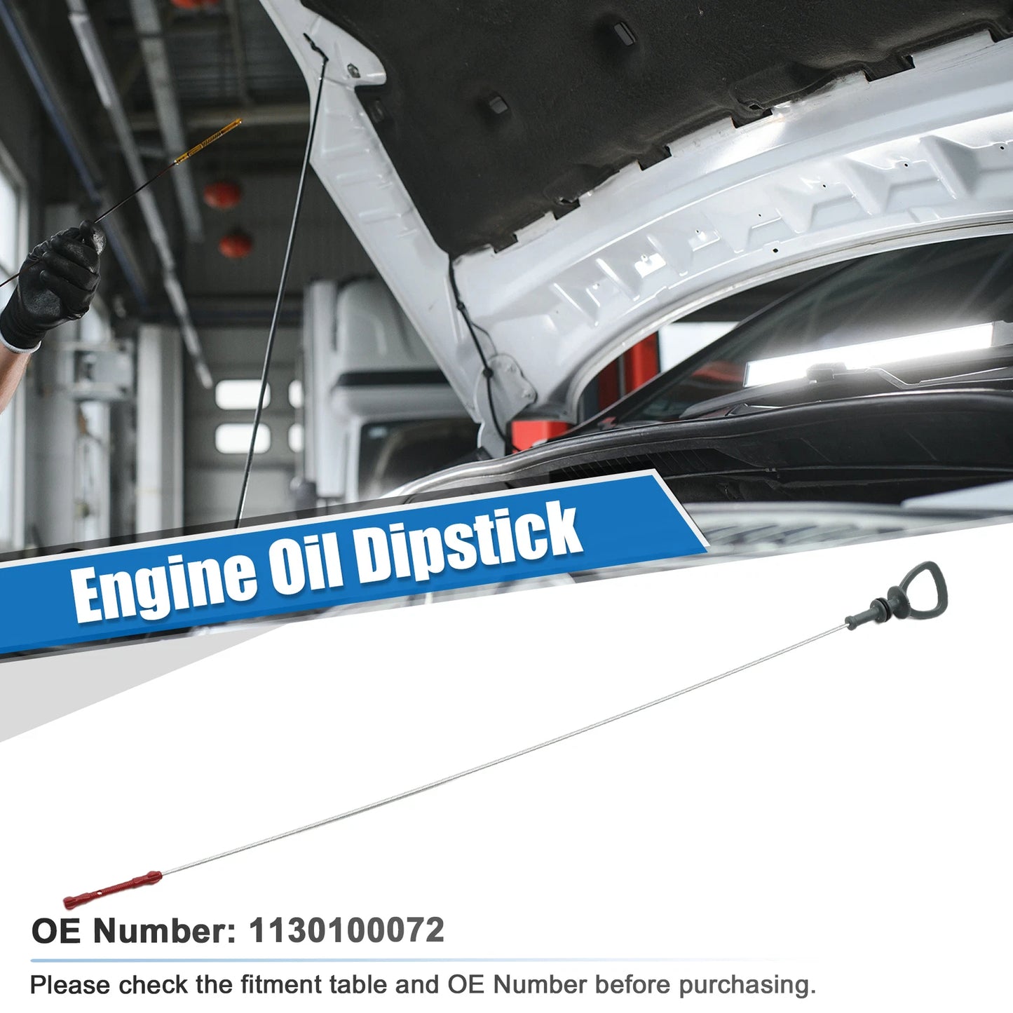Engine Oil Level Indicator Dipstick for Mercedes CLS55 AMG (2006–2010) No. 1130100072