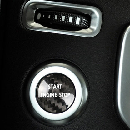 Carbon Fiber Engine Start Stop Button Cover for Land Rover Discovery (2010-2016)