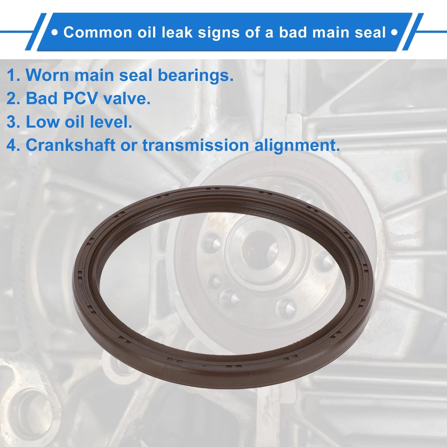 1 Pc Rear Crankshaft Oil Seal for Subaru Forester (2011–2013) No. 806792000