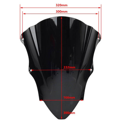 Windscreen Windshield for Aprilia RSV4 (2015-2018) Silver