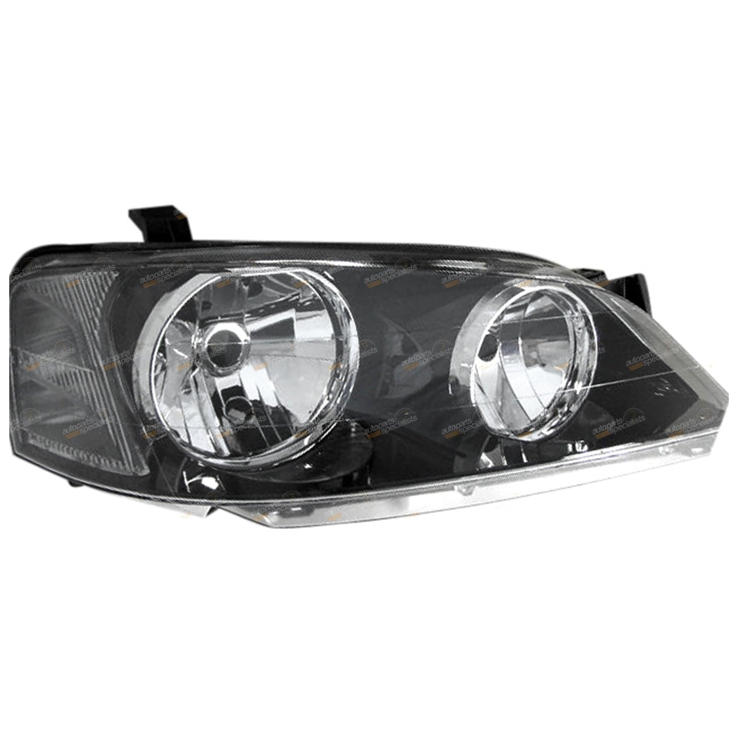 RH Black Headlight for Ford BA BF Falcon Fairmont (2002–2006)