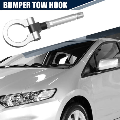 Silver Tone Round Towing Ring Eye for Honda Fit (2009–2014)