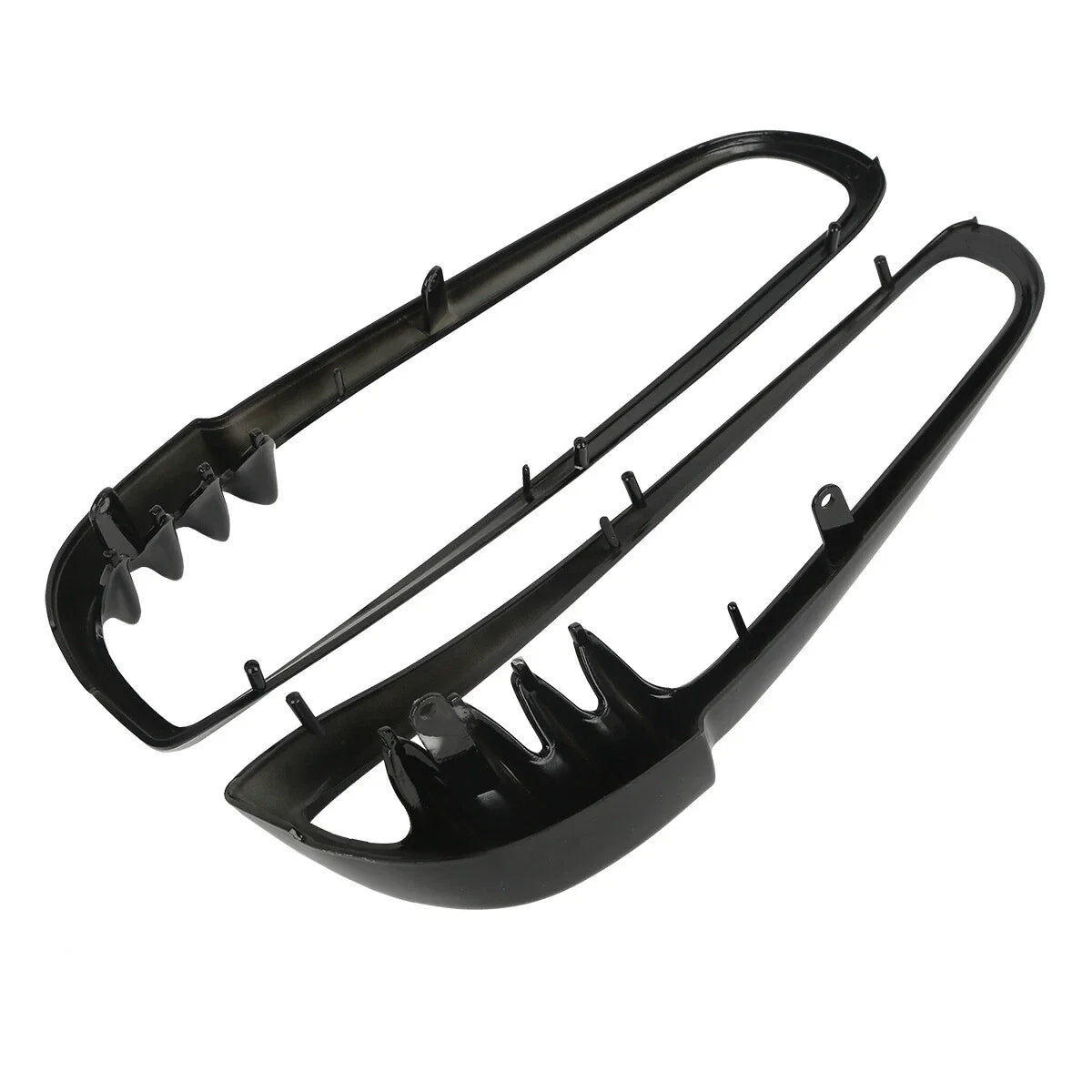 Black Radiator Trim Bezels for Harley V-Rod VRSCA VRSCB (2001-2010)