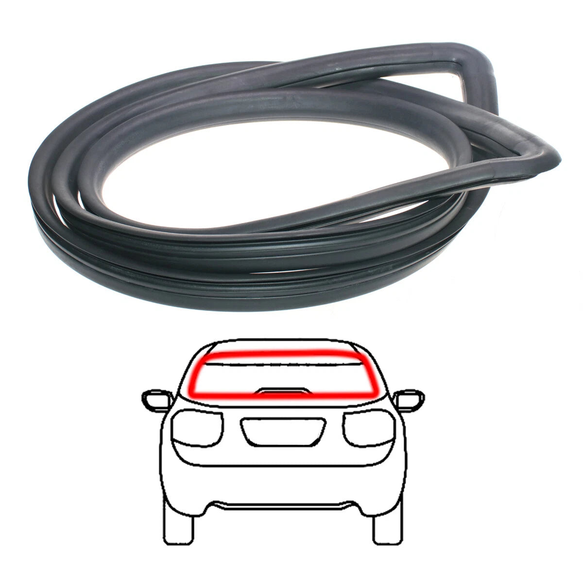 Rear Window Weatherstrip for Mitsubishi Triton/Storm/Strada 1996-2006