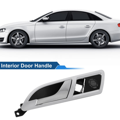 Rear Left Passenger Side Interior Door Handle for VW Skoda (2001–2008) Chrome