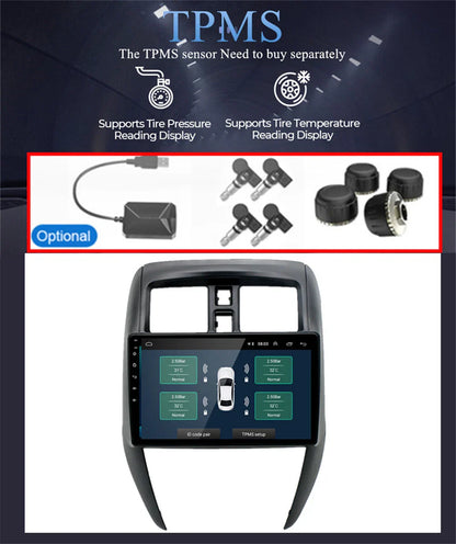 10.1'' Car Stereo GPS Navigation for Nissan Versa Sedan (2015-2019)