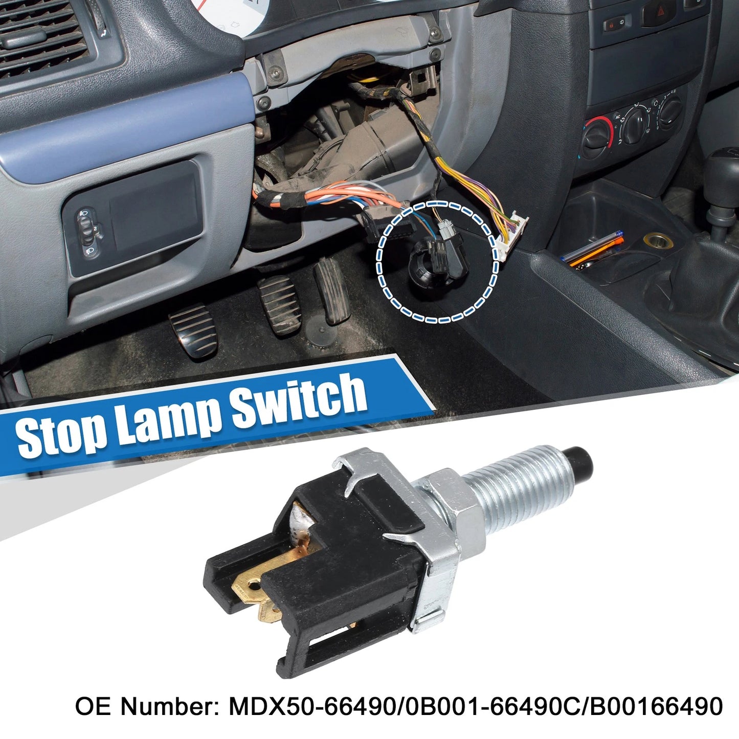 Brake Light Switch for Kia Sephia (1998–2001) No.MDX50-66490/B00166490