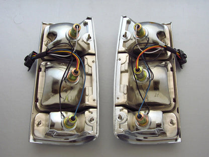 Chrome Taillights for Holden Rodeo TF TFR Isuzu Ute & Vauxhall Brava (1997-2003)