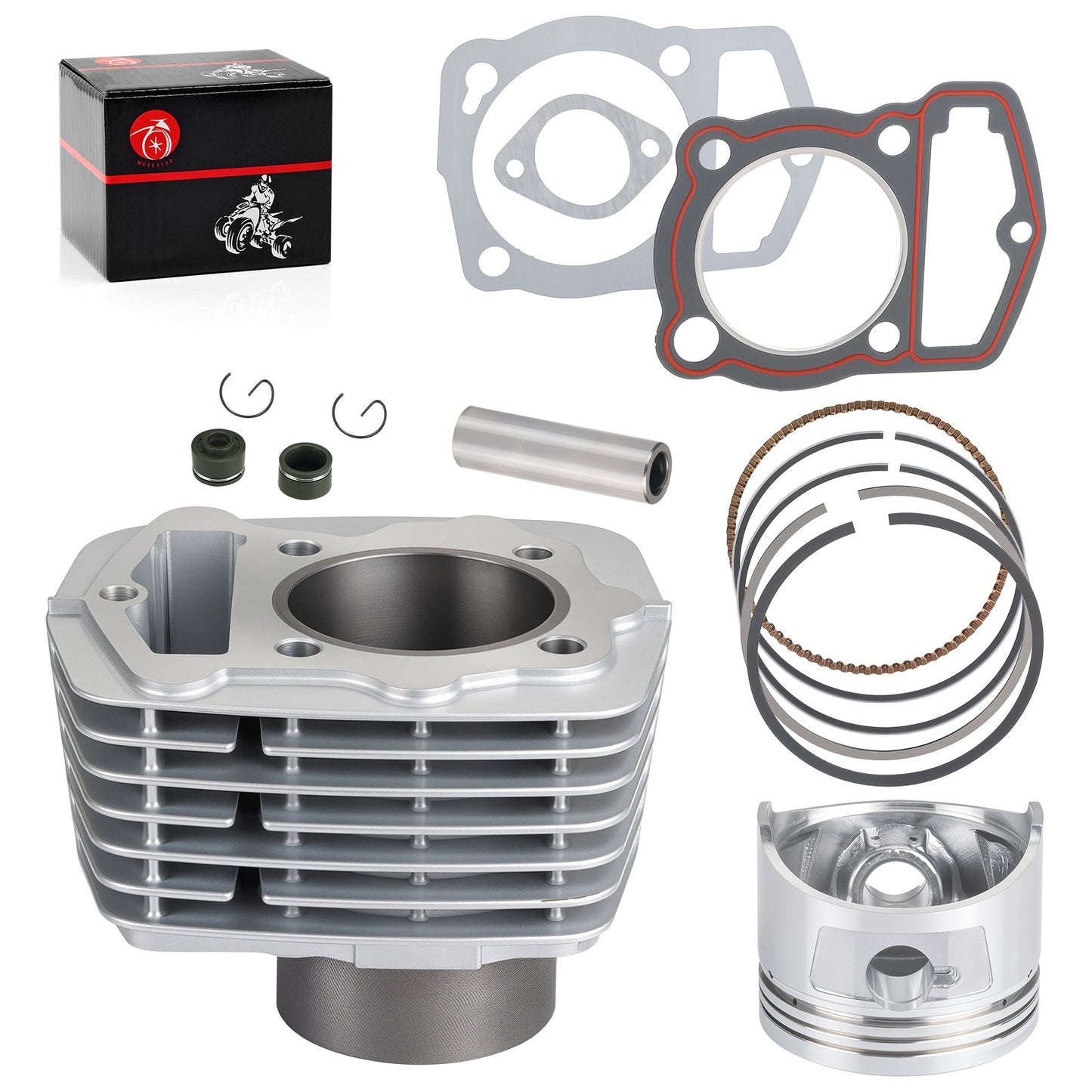 Top End Rebuild Kit with Piston and Gasket for Honda XR200 XR200R XL200R