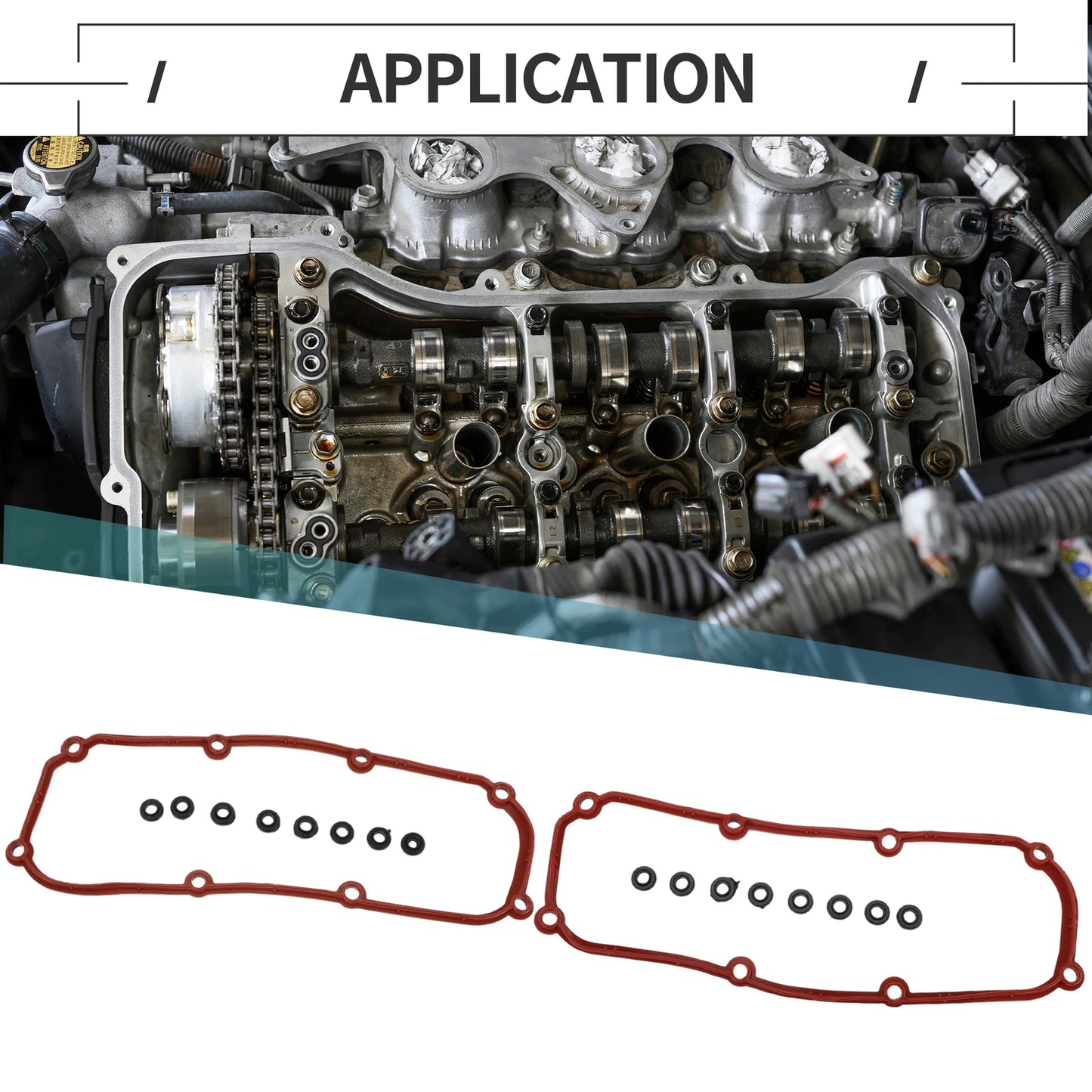 Valve Cover Gasket No.VS50599R/4648987AA for Dodge Caravan Jeep Wrangler (–)