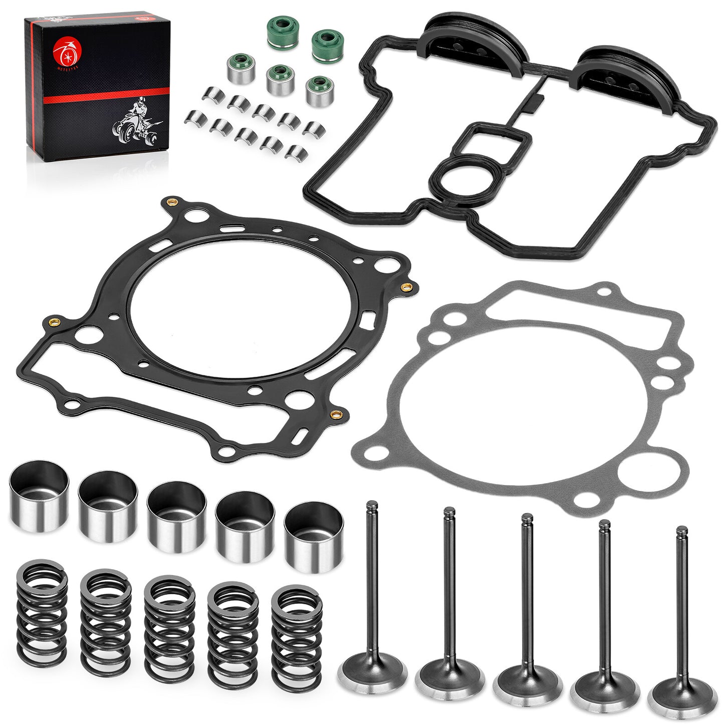 Intake Exhaust Valve Spring Gasket Kit for Yamaha WR450F YZ450F YFZ450 (2003–2009)