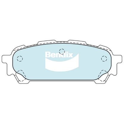 Set of 4 Bendix Rear Disc Brake Pads for Subaru Impreza (2003–2006)