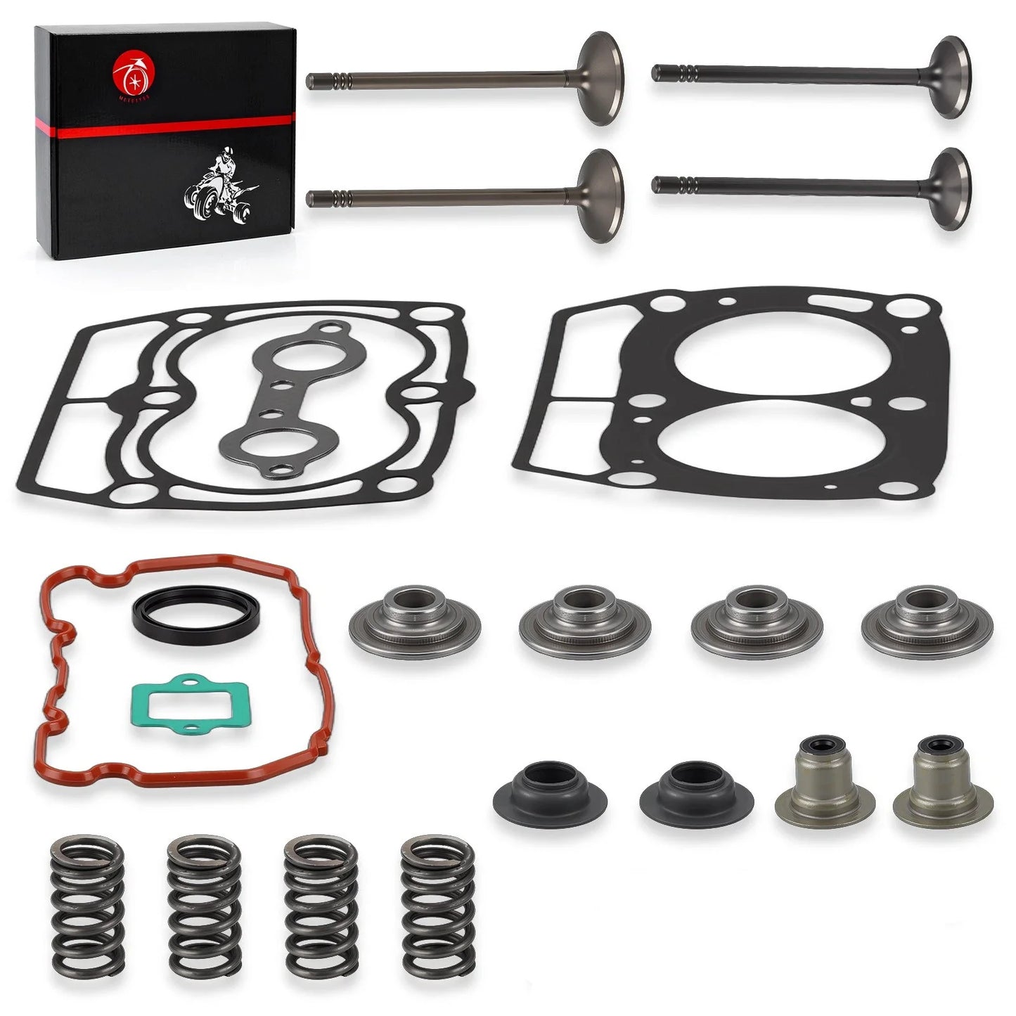 Top End Gasket & Intake/Exhaust Valve Seal Kit for Polaris RZR 800 (2007–2014)