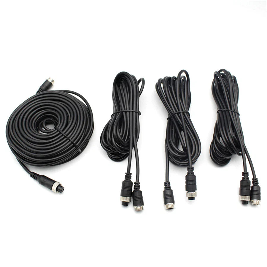 4CH Car DVR Video Recorder + 7" Monitor + 4 Night Vision Cameras for Truck Van Bus