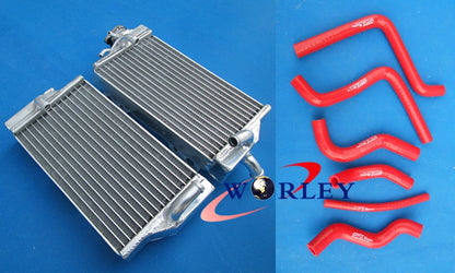 Aluminum Radiator and Hose for Honda CR125 CR125R (2002)