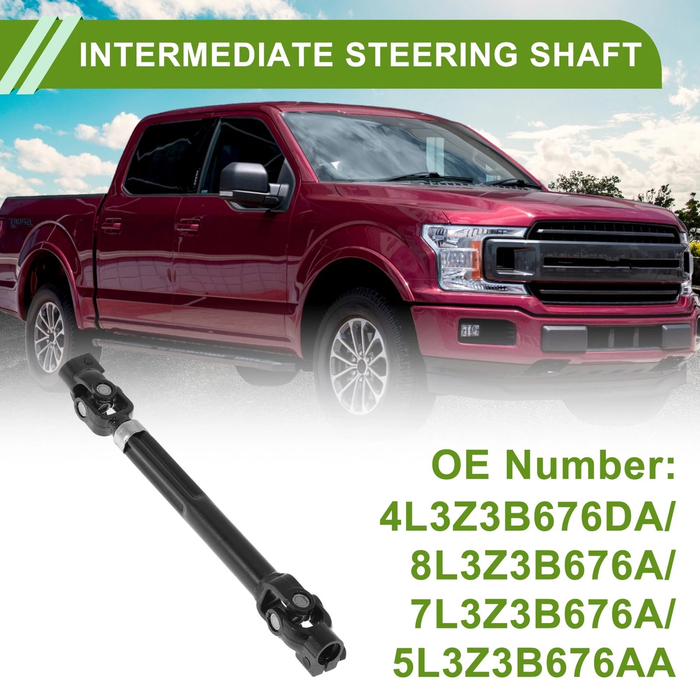 Steering Column Shaft for Ford F-150 (2004–2008) No. 4L3Z3B676DA/8L3Z3B676A