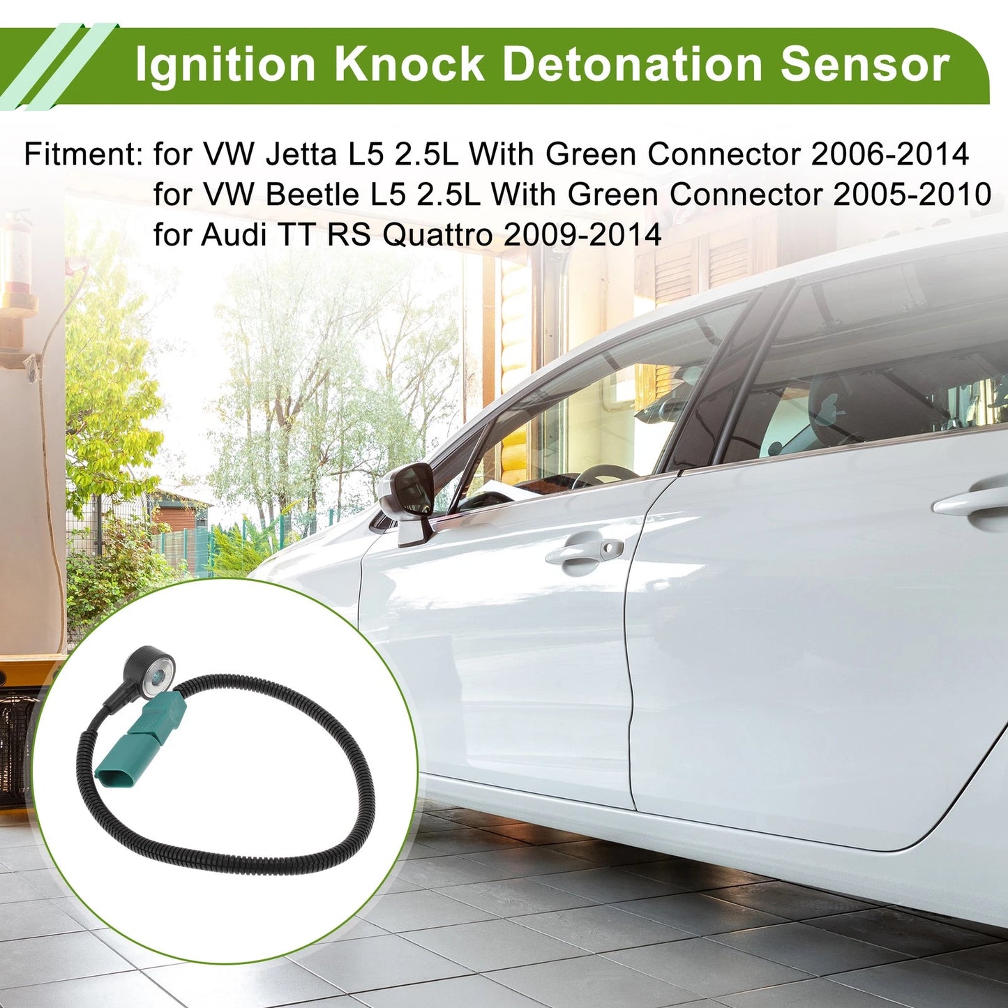 Ignition Knock Sensor No.07K905377C for VW Jetta L5 2.5L (2005–2010)