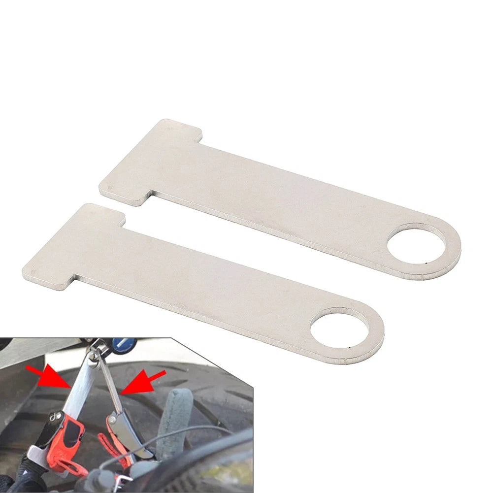 2X D-Ring Steel Lock Extensions for Universal Motorcycle Helmets