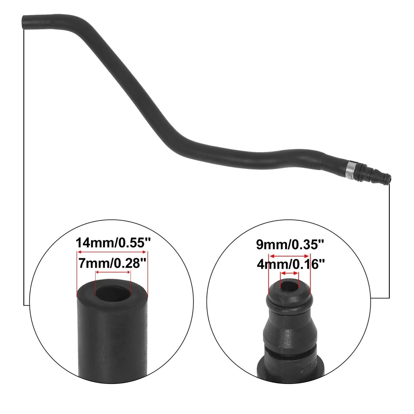 Coolant Breather Pipe Tube for Mercedes-Benz E550 (2007-2009)