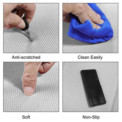Seat Pad Cover for Universal Fit (Bright White Seaweed Fiber Latex)