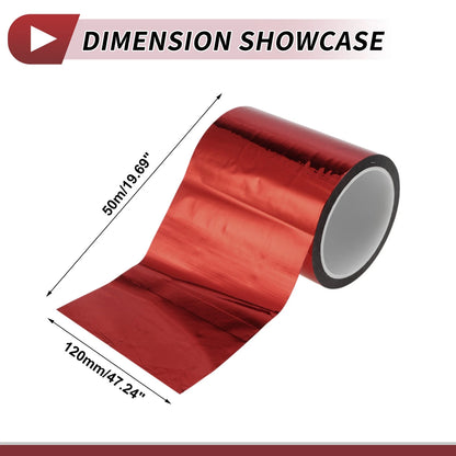Pinstripe Tape 120mm x 50m for Car Motorcycle Boat Red (Universal)