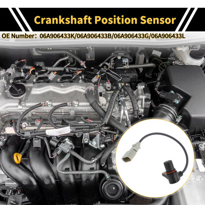 Crankshaft Position Sensor for VW Beetle GL GLS 1.8 2.0 (2001–2005) No. 06A906433K