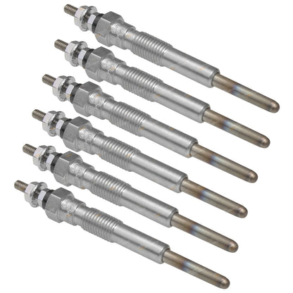Set of 6 Diesel Glow Plugs for Toyota Landcruiser HJ60 (1980–1990)