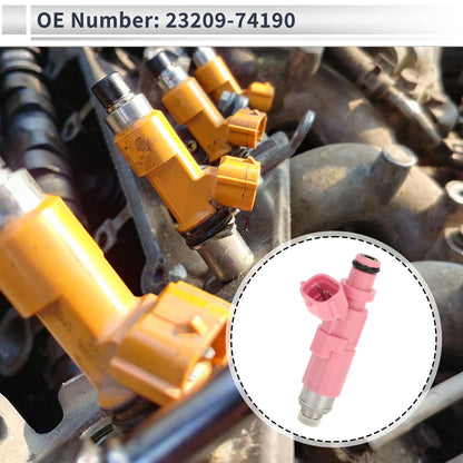 Fuel Injector No. 23209-74190 for Toyota Previa 2.4L (1991–1997) 1 Pc Pink