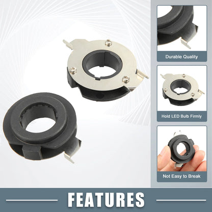 H7 LED Headlight Bulb Holder Adapter Socket Clip for BMW E60 ML450