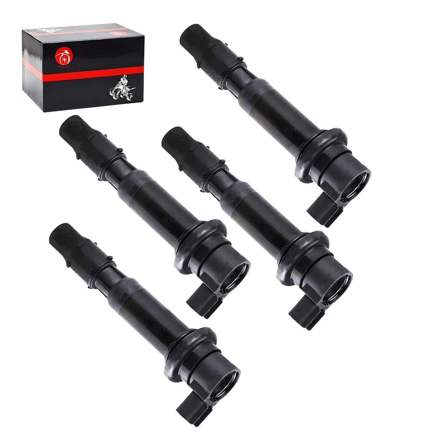 Ignition Coil 4 x for Kawasaki NINJA ZX-6R ZX600 ZZR600 (2005–2008)