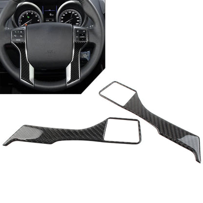2X Steering Wheel Panel Cover Trim for Toyota Land Cruiser Prado (2010–2018)